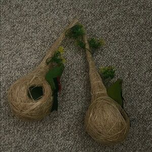 Natural Hanging Bird Nest Decor